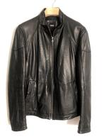 Vintage Hugo Boss Biker jacket zwart lamsleer 56 XL perfect, Ophalen of Verzenden, Maat 56/58 (XL), Zo goed als nieuw, Zwart