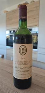 Vin ancien Château Dillon 1970 – Haut-Médoc Bordeaux, Enlèvement ou Envoi, Comme neuf, Vin rouge