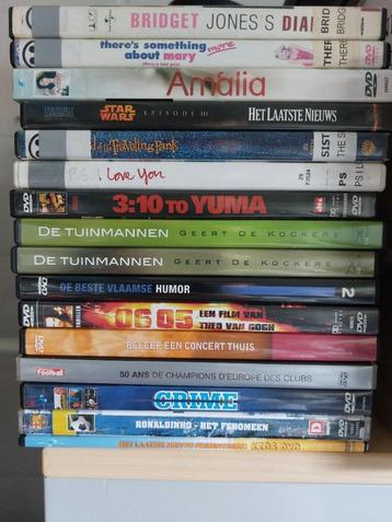 set 16 div DVDs - films-sport-natuur- voor de hele familie