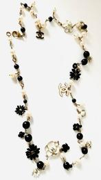 CHANEL VINTAGE CAMÉLIA KETTING, ORIGINEEL MET STEMPEL!💖💖💖, Overige materialen, Verstelbaar, Overige kleuren, Ophalen of Verzenden