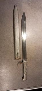WW1 Duitse M1895/05 'Butcher' bajonet 1915 mét schede!, Verzamelen, Ophalen