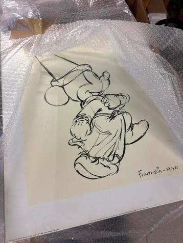 Disney Vintage '40 Fantasia 1940 Mickey Mouse, Verzamelen, Disney, Ophalen, Mickey Mouse