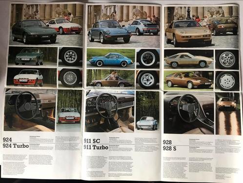 PORSCHE 924, 924 Turbo - 911 SC, 911 Turbo et 928, 928 S, Livres, Autos | Brochures & Magazines, Envoi