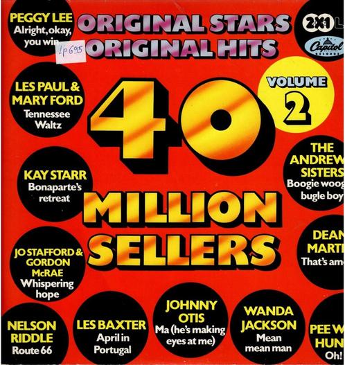 lp  /  40 Million Sellers Volume 2, Cd's en Dvd's, Vinyl | Overige Vinyl, Overige formaten, Ophalen of Verzenden