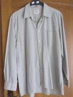 deux chemises pour hommes taille 43/44 100 % coton, Comme neuf, Bleu, Enlèvement ou Envoi, Tour de cou 43/44 (XL)