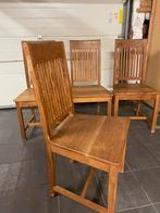 Teak stoelen 4 stuks, Enlèvement