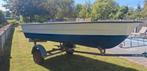 Visboot met kleine trailer. Boot is 3 x 1,50 meter., Ophalen