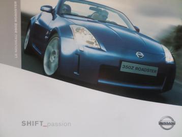 Nissan 350 Z Roadster Brochure met DVD - FRANS beschikbaar voor biedingen