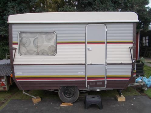 plooicaravan, Caravans en Kamperen, Caravans, Particulier, tot en met 3, 500 - 750 kg, Standaardzit, Sterckeman, Dwarsbed, Vast bed