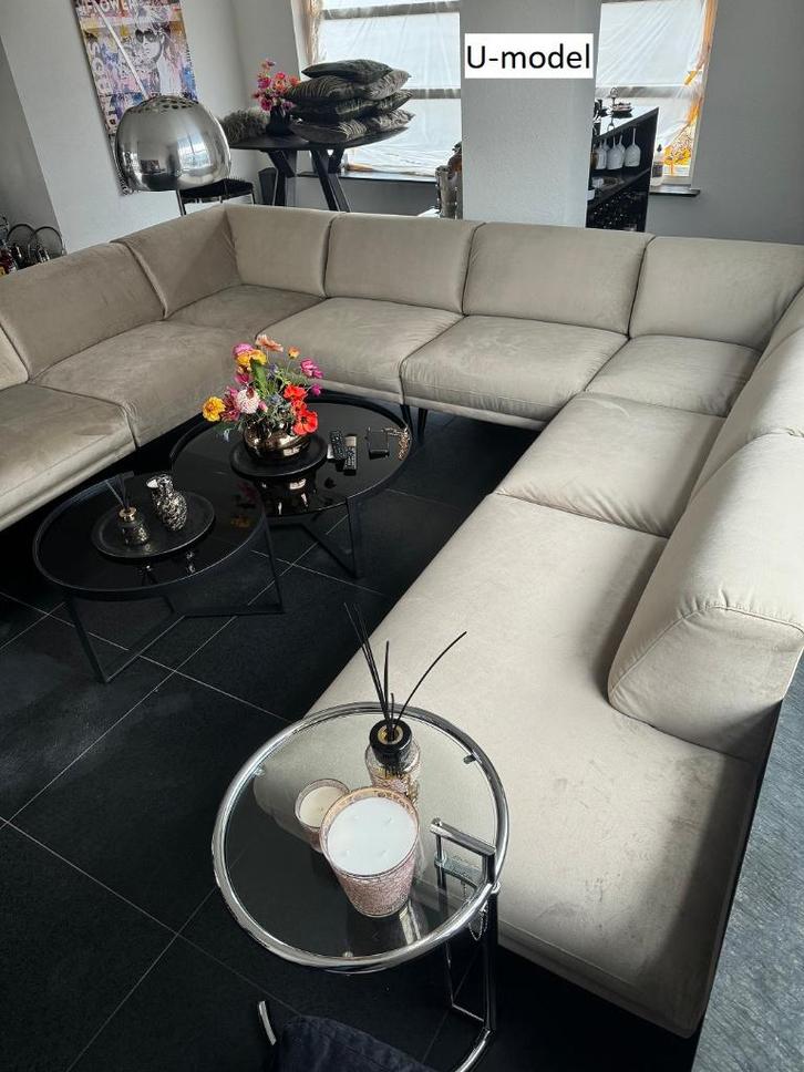 NIEUWE LUXE XXXL BANK HOEKOPSTELLING 8 elementen bankstel, Maison & Meubles, Canapés | Salons, Comme neuf, Banc d'angle, Autres dimensions