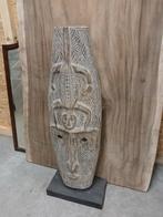 Groot handgesneden teak houten sculptuur / masker – 109 cm, Enlèvement ou Envoi