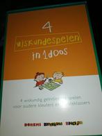 4 wiskundespelen oudere kleuters en eerste klassers, Ophalen of Verzenden, Nieuw
