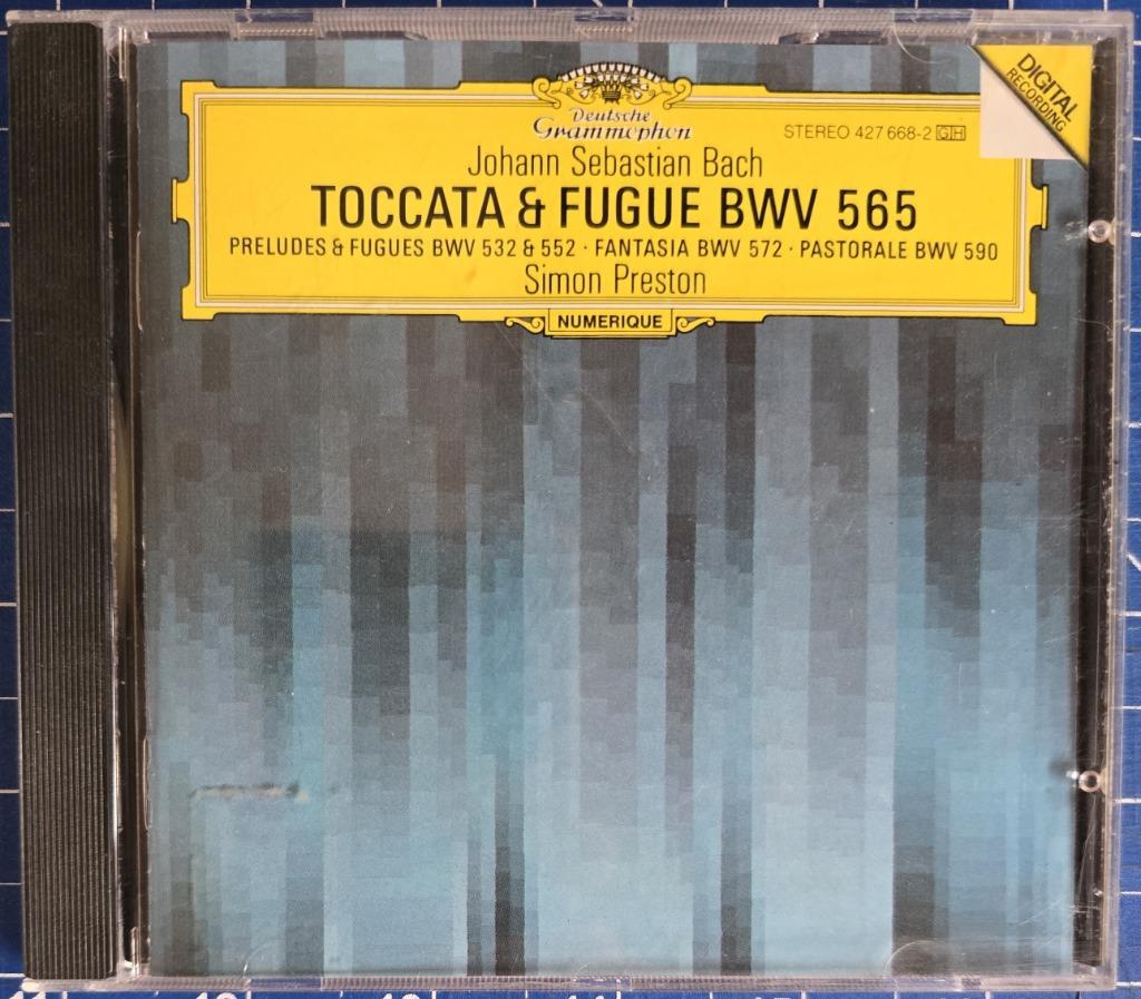 CD Johan Sebastian Bach - Toccata & Fugue, Ophalen of Verzenden, Gebruikt, Klassiek