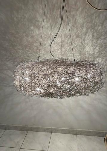 Vintage design hanglamp staal beschikbaar voor biedingen