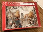 Puzzel 1000 - Jumbo - Anton Pieck - Het dorpsplein, Hobby en Vrije tijd, Ophalen, 500 t/m 1500 stukjes, Zo goed als nieuw, Legpuzzel