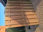 Houten tuinafsluitingen 4 X 2m, Ophalen, Zo goed als nieuw