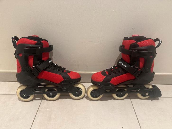 Powerslide inline skates – rood/zwart, Sports & Fitness, Patins à roulettes alignées, Comme neuf, Powerslide, Enlèvement