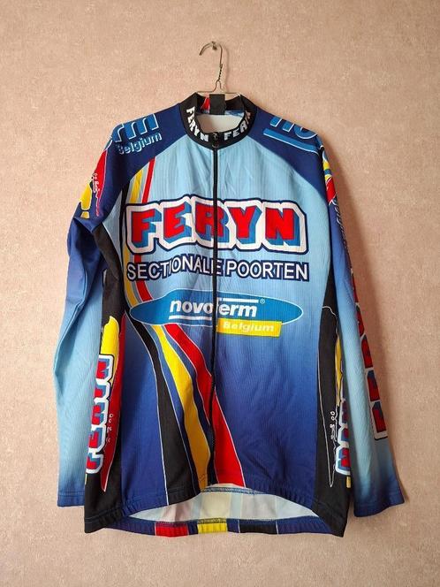 Vintage Feryn Novoferm Wielertrui Maat 7 (XXL) België Retro, Verzamelen, Retro, Overige typen, Ophalen of Verzenden