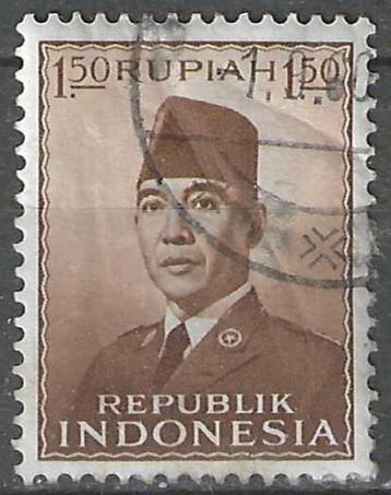 Indonesie 1953 - Yvert 64 - President Sukarno (ST) beschikbaar voor biedingen