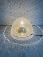 Vintage bubbel glazen plafondlamp van Hoffmeister leuchte, Ophalen of Verzenden, Gebruikt, Glas