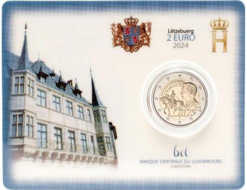 Luxemburg 2024 - Groothertog Willem II - 2 euro CC coincard, Postzegels en Munten, Munten | Europa | Euromunten, Setje, 2 euro