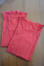 T-shirt lange mouw licht roze Large 2 stuks, Vêtements | Femmes, T-shirts, Comme neuf, Hema, Rose, Manches longues