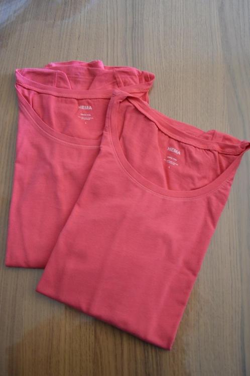 T-shirt lange mouw licht roze Large 2 stuks, Kleding | Dames, T-shirts, Zo goed als nieuw, Maat 42/44 (L), Roze, Lange mouw, Ophalen of Verzenden