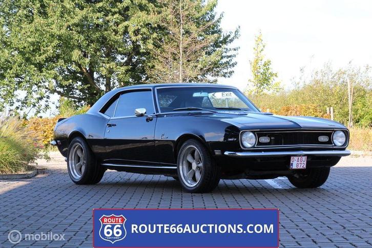 Chevrolet Camaro | 1968 | Route 66 Auctions, Auto's, Oldtimers, Bedrijf, Te koop, Chevrolet, Benzine, Overige carrosserie, Handgeschakeld