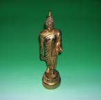 Beeld: Thaise staande Boeddha (Goud), Nieuw, Ophalen of Verzenden