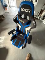 Sparco bureaustoel, Huis en Inrichting, Bureaustoelen, Ophalen, Blauw, Zo goed als nieuw, Gaming bureaustoel