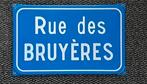 Emaillebord Rue des Bruyères, Ophalen of Verzenden, Zo goed als nieuw