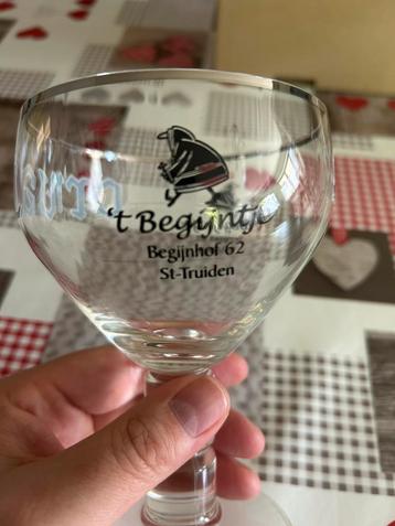 Verre Orval ´t Beginjte version 2 noires, Enlèvement ou Envoi, Utilisé, Verre ou Verres, Autres marques
