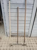 Hark, schoffel en onkruidborstel, Tuin en Terras, Hand-tuingereedschap, Ophalen, Gebruikt, Hark