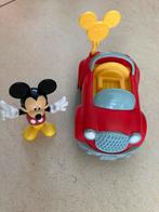 Mickey Mouse in autootje, Verzamelen, Mickey Mouse, Gebruikt, Beeldje of Figuurtje, Ophalen