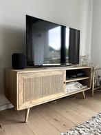 Meuble TV manguier vintage (bois et rotin), Huis en Inrichting, Minder dan 100 cm, 25 tot 50 cm, 100 tot 150 cm, Bohème, bali