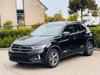 VW T-ROC R LINE 07/2024 1.0 22000 km, Auto's, Volkswagen, Voorwielaandrijving, Euro 6, Leder en Stof, Zwart