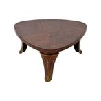 Vintage Plantentafel XL Driehoekig Formica Gietijzer Emaille, Ophalen of Verzenden