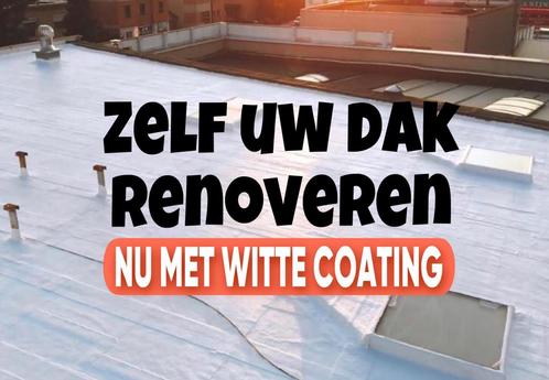 Dak Lek - Afdichten WITTE siliconen + Koelen va€14,50p/l exc, Doe-het-zelf en Bouw, Dakpannen en Dakbedekking, Nieuw, Overige typen