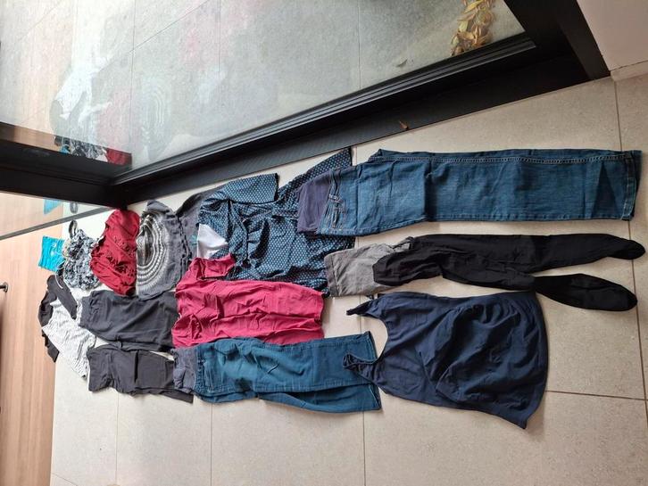 Zwangerschapskledij maat L XL (maat 42), Kleding | Dames, Dames-kledingpakketten, Gedragen, Maat 42/44 (L), Ophalen