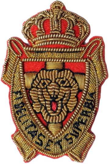 Bataillon Libération - badge de képi brodé Bullion, Envoi, Armée de terre, Emblème ou Badge