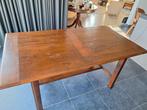 Te koop eettafel met vier stoelen, Huis en Inrichting, Tafels | Eettafels, Ophalen, Gebruikt, Kersenhout