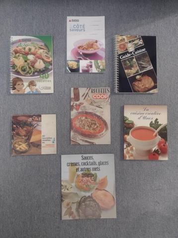 Lot de livres de recettes édités par diverses marques beschikbaar voor biedingen