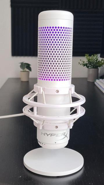 HyperX QuadCast S Witte Microfoon beschikbaar voor biedingen
