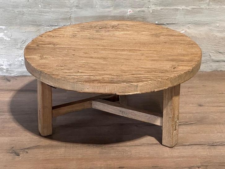 Salontafel - 80 cm rond + 38 cm hoog, Huis en Inrichting, Tafels | Salontafels, Nieuw, Minder dan 50 cm, 50 tot 100 cm, 50 tot 100 cm
