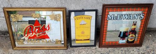 Je vous propose ce beau lot de 3 miroir publicitaire, Verzamelen, Merken en Reclamevoorwerpen, Ophalen of Verzenden
