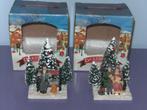 2 Kerstbeeldjes. (dickensville), Ophalen of Verzenden, Zo goed als nieuw