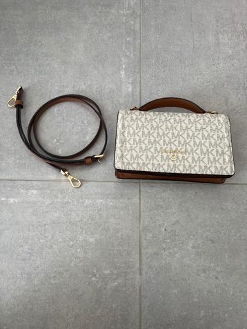 Crossbody Michael Kors wit/bruin beschikbaar voor biedingen