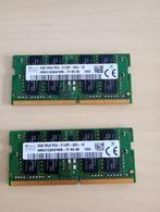2*8GB DDR4 2133 MHz laptop RAM, Reconditionné, Laptop, Enlèvement ou Envoi, DDR4