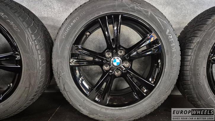 17 inch BMW X1 Winterbanden Styling 385 F48 X2 F39 Zwart, Auto-onderdelen, Banden en Velgen, Banden en Velgen, Winterbanden, 17 inch