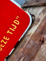 Panneau publicitaire en émail pour cigares KAVEEWEE, Enlèvement ou Envoi, Utilisé, Panneau publicitaire